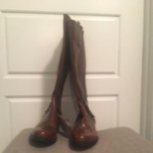 Blondo brown waterproof leather tall boots